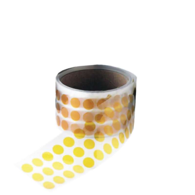 Kapton Disc, 1/4", 3" Core, 2.5 mil, Silicone, 2000/Roll